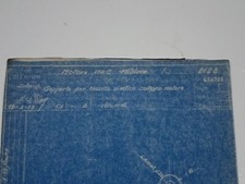 FIAT DISEGNO TECNICO CIANOGRAFIA MOTORE 108 PER FIAT 508 BALILLA MILITARE (6)