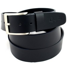 Cintura Uomo vera Pelle Blu Cinta Donna in Cuoio Sportiva Casual di da 4 cm ITA