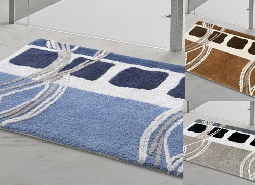 Tappeto bagno cotone con - tappeto, in