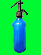 ANTICO RARO SIFONE PER SELTZ DA 1/2 LITRO IN VETRO VINTAGE ANNI 50 DA COLLEZIONE