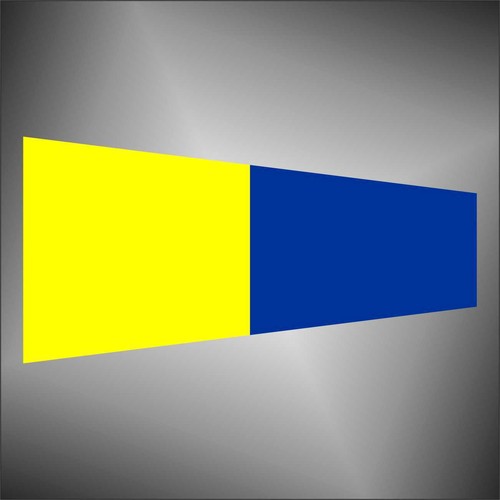 Adesivo bandiera flag nautica - adesivo,