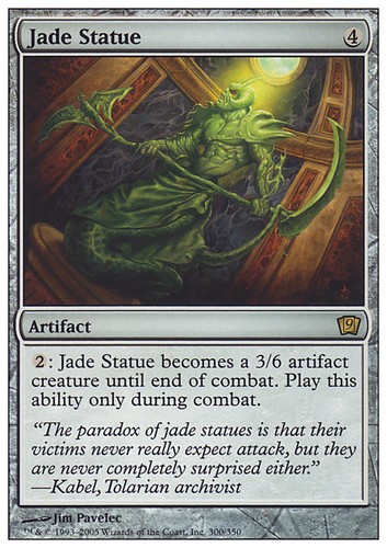 Mtg jade statue exc - exc,