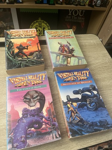 Virtual reality game books - books, 1-4