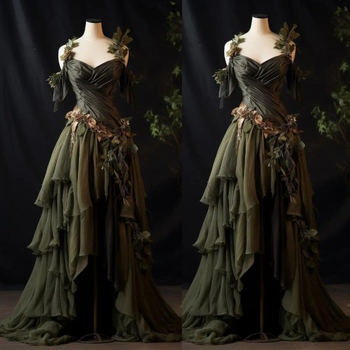 Abiti sposa vintage - abiti, verde