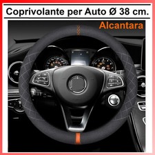 Coprivolante per Auto in Alcantara Cover Copri Sterzo Volante Universale 38 cm