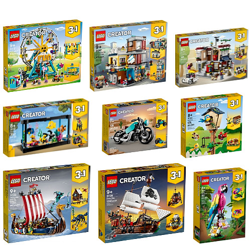 Lego creator 1 - 3, |