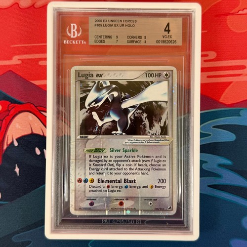 Bgs lugia holo - holo, ex