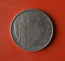 20 CENTESIMI 1939 ERRORE -