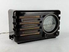 Antica Radio A Valvole Philips BI480A Bis Anni ‘40 In Bachelite Conservata