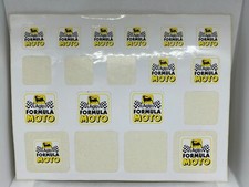 set adesivi adesivo AGIP Formula Moto Decalcomania/Sticker scooter moto anni 90