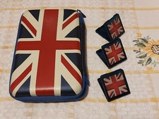 CUSTODIA NINTENDO RIGIDA BANDIERA UK X DS 3DS NEW XL DSI PS VITA + PORTAGIOCHI