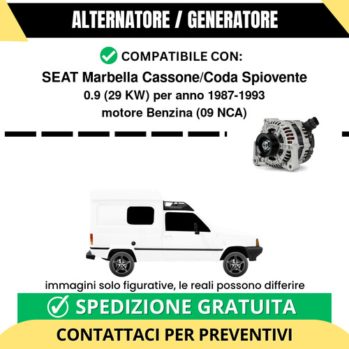 Alternatore seat marbella - alternatore,