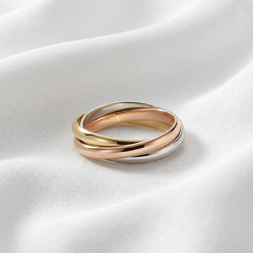 Anello oro massiccio - in,