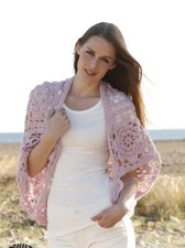 Copri spalle uncinetto, bolero fatto a mano, giacchino donna