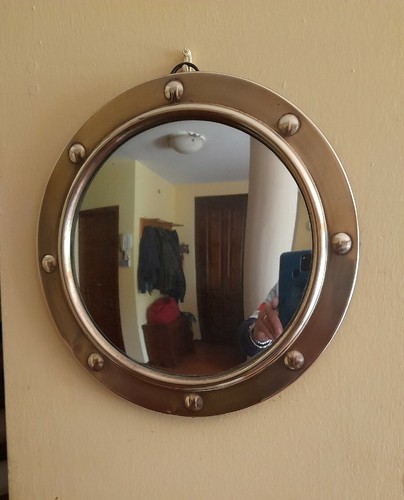 Specchio convesso ottone - specchio,