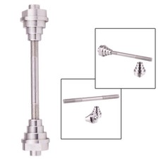 Adattatore cavalletto ruota bici mozzo passante per assi 12/15/20mm strumento meccanico