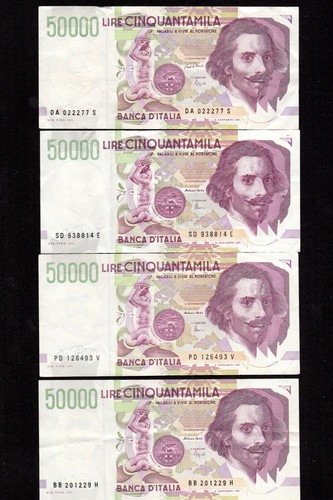 Cinquantamila 50000 lire - x,
