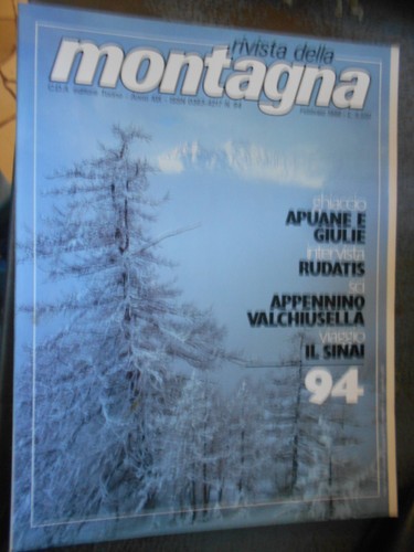 Rivista della montagna - della, num.