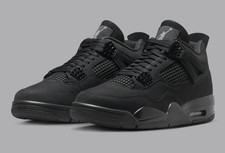 Nike Air Jordan 4 Retro Black Cat 2025 Uomo e Taglia GS