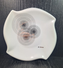 st.etienne limoges porcellana piattino quadrato decoro platino cm 16