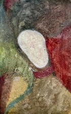 Dipinto A Olio Figura Astratta