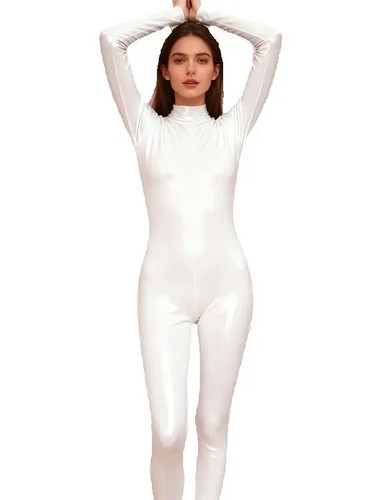 Costume gatto gomma - ,