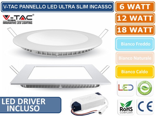 Pannelli faretto led tac - pannelli,