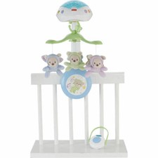 Mattel Fisher Price 3in1 Dream Bear Mobile con Proiezione Luce Music Box