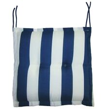 VERDELOOK Cuscino quadrato con volant per sedia con laccetti, 40 x40 cm, (z8p)