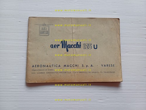 Aermacchi 125 manuale uso - aermacchi,