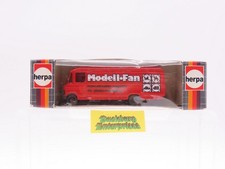 Herpa x Mercedes Benz 508D modello fan rosso in confezione originale 1:87 194079