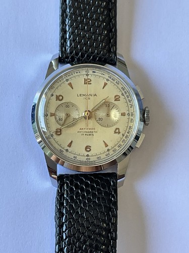 Lemania 1275 chronograph - lemania,