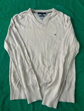 Tommy Hilfiger Maglione IN CASHMERE Uomo Avorio Taglia S