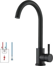 Rubinetto cucina bassa pressione nero monocomando rubinetto cucina miscelatore 360°