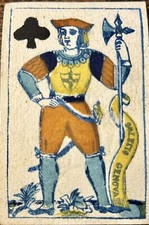 Antique Playing Cards J - Carte Gioco Antiche J - Faustino Solesio 18th Century