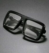 1 Paio di occhiali Neri Con cornice extra large. Occhiali Finti Moda Vips Style