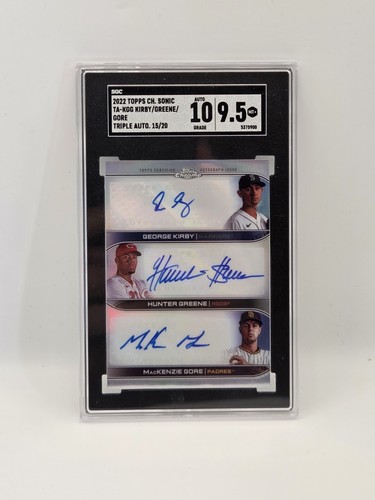 2022 topps chrome sonic triple - chrome,