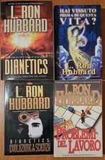lotto 4 libri di L.Ron Hubbard-Dianetics-Scientology (vendo solo in blocco)