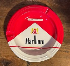 Posacenere in latta Marlboro vintage nuovo condizioni dalla Grecia anni 80