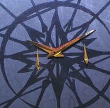  NUOVO SET LANCETTE DORATO ADATTO PER OROLOGIO MODELLO LECOULTRE FUTUREMATIC 497 