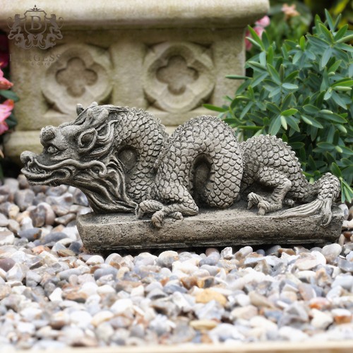 Statua pietra drago feng - statua,