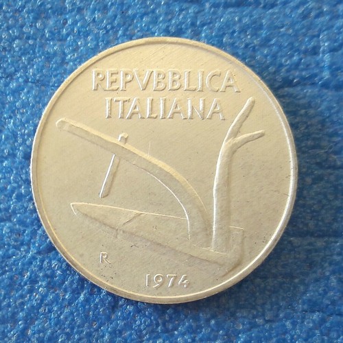 Moneta repubblica italiana - moneta, 10