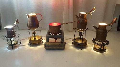 Lampada tavolo rame - lampada, in