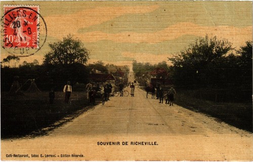 Cpa souvenir richeville - souvenir,