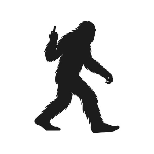 Adesivo bigfoot dito medio - bigfoot,