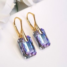 Orecchini Swarovski viola