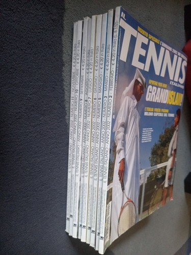 Lotto riviste tennis - 9,