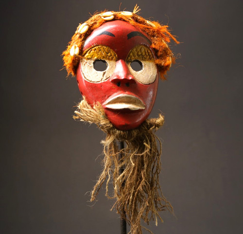 Maschera tribale africana dan - tribale,