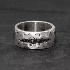 Anello da uomo in onice nera