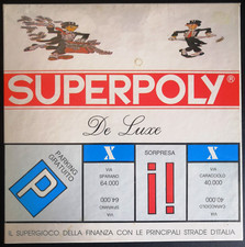 SUPERPOLY DE LUXE Falomir Giochi NUOVO Imballo originale Monopoli Deluxe 1983